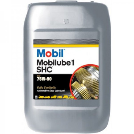 MOBIL MOBILUBE 1 SHC 75W90 20L, manuaal käigukasti õli.